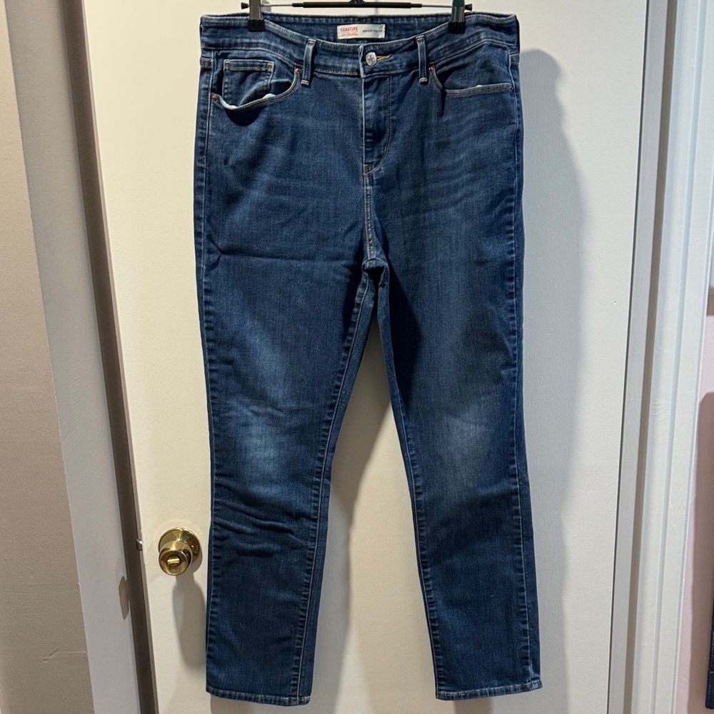 Levi's Classic Blue Straight Leg Jeans